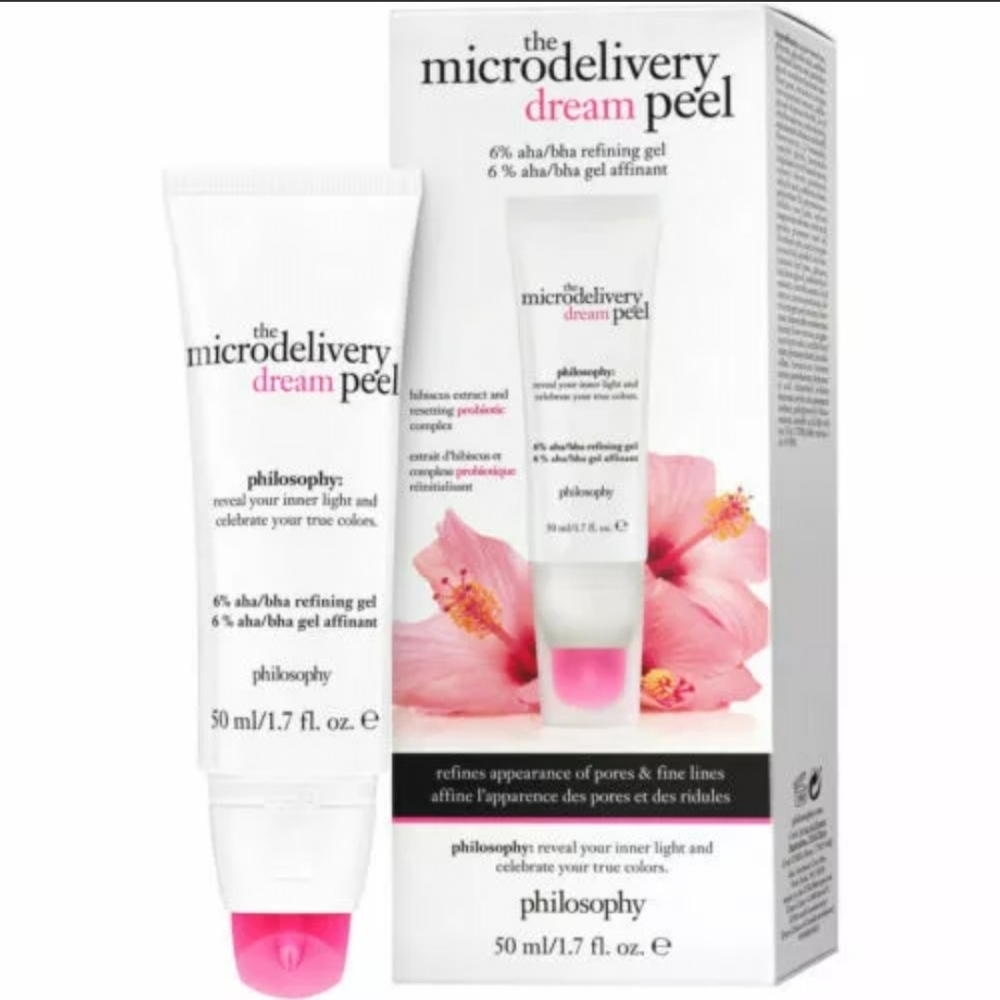 NEW Philosophy The Microdelivery Dream Face Peel 6% AHA/BHA Gel